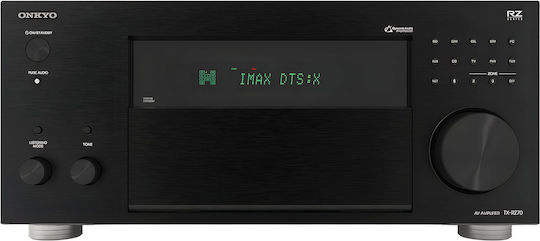 Onkyo Home Cinema Amplifier 4K/8K 11 Channels 140W/8Ω with HDR and Dolby Atmos Black