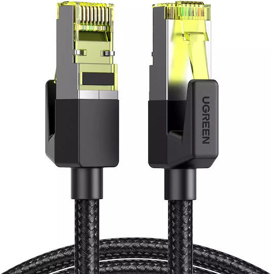 Ugreen U/UTP Cat.7 (10Gbps) Καλώδιο Δικτύου Ethernet 10m Μαύρο