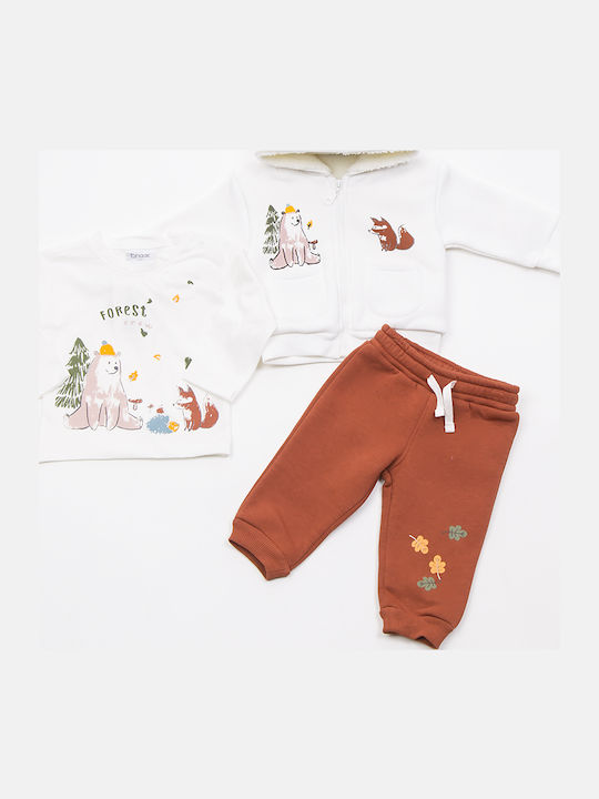 Trax Sweatpants Set Ecru