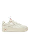 Carina Street Lux Damen Flatforms Sneakers Ecru
