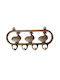 Royal Art Collection Metal Vintage Wall Hanger Bronze 23x10cm 1pc