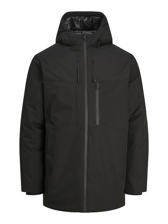 Projekt Produkt Men's Winter Parka Jacket BLACK