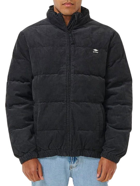 Rip Curl Men's Puffer Jacket Washed Black