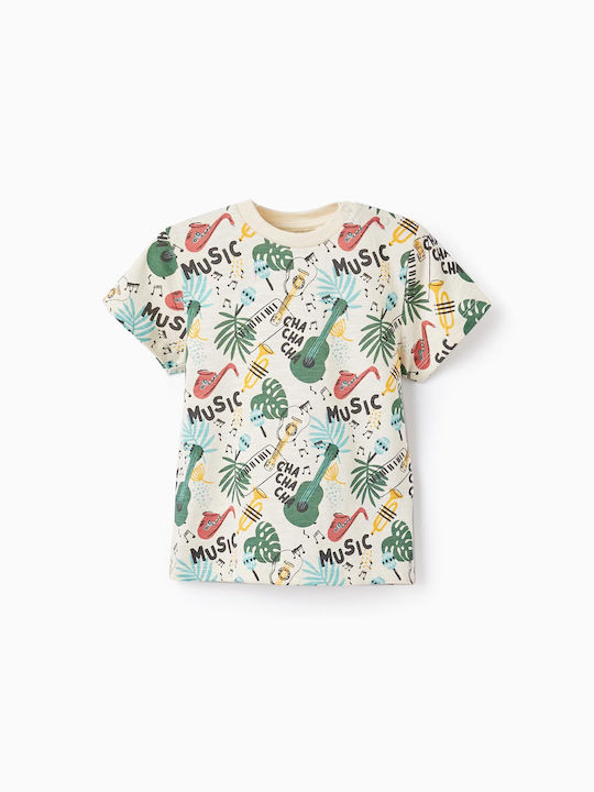 Zippy Kinder-T-Shirt Ecru