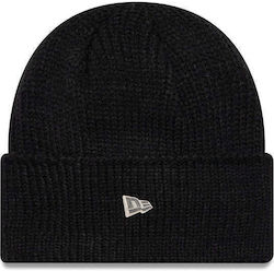 New Era Beanie Unisex Σκούφος Πλεκτός σε Μαύρο χρώμα