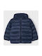 Mayoral Kids Quilted Jacket Blue Navy