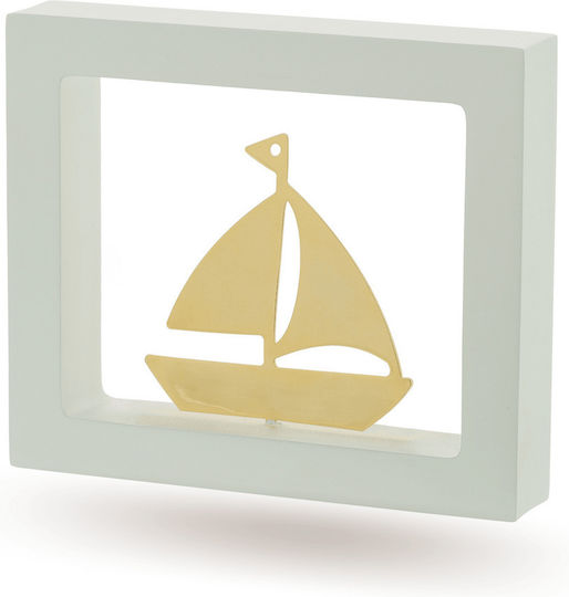 Themelidis Jewels Настолници Гоури Кораби Златист от Дървο 12x14см 1бр