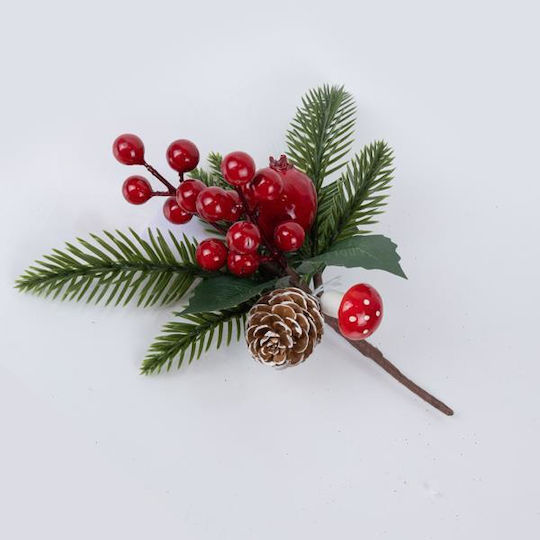 Eurolamp Weihnachtsdekoration Kunststoff Mistelzweig Länge 20cm.