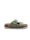 Women's Flat Sandals Anatomic in Green Color
