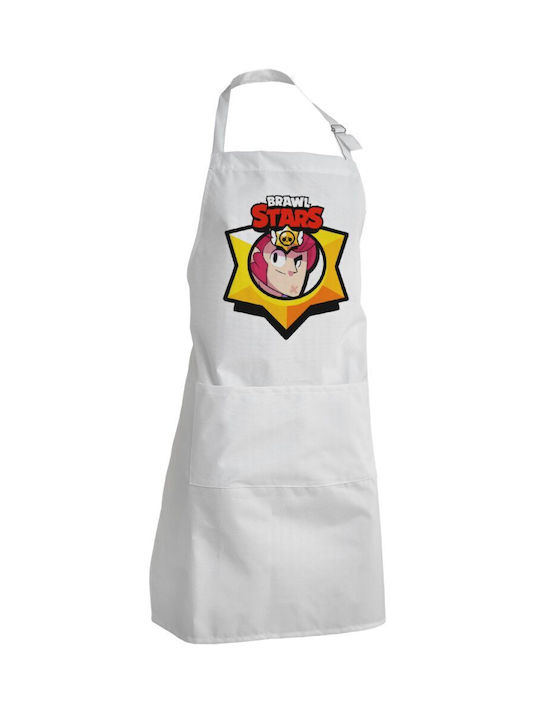 Koupakoupa Brawl Stars Colt Waterproof Apron White 40x22cm