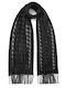 Doca Women's Wool Scarf Black