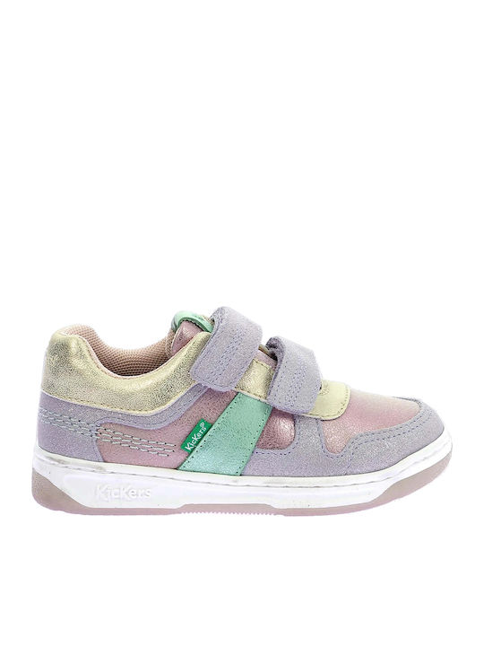 Kalido Παιδικά Sneakers με Σκρατς Μωβ
