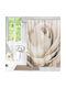 Lino Home Rozzi Shower Curtain Fabric 180x200cm Rozzi