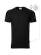 Rimeck Ανδρικό Διαφημιστικό T-shirt Κοντομάνικο σε Μαύρο Χρώμα