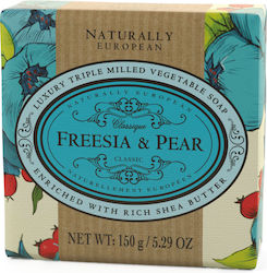 Naturally European Soap Soap Bar Freesia & Pear 150gr Naturally European Soap Soap Bar Freesia & Pear 150gr