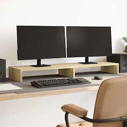 vidaXL Schreibtisch Halterung für 2 Monitore So...