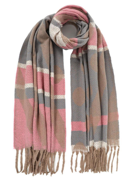 Doca Women's Wool Scarf Pink