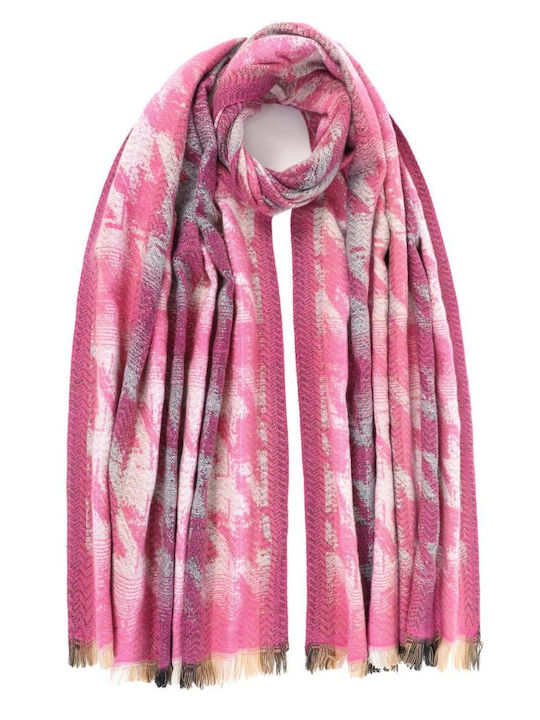 Doca Women's Wool Scarf Pink