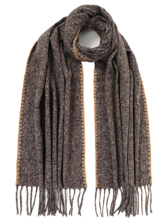 Doca Women's Wool Scarf Brown