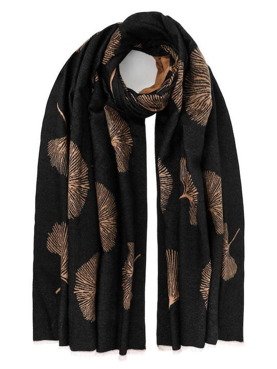 Doca Women's Wool Scarf Black