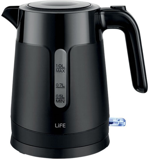 Life Kettle 1lt 1500W Black 221-0420