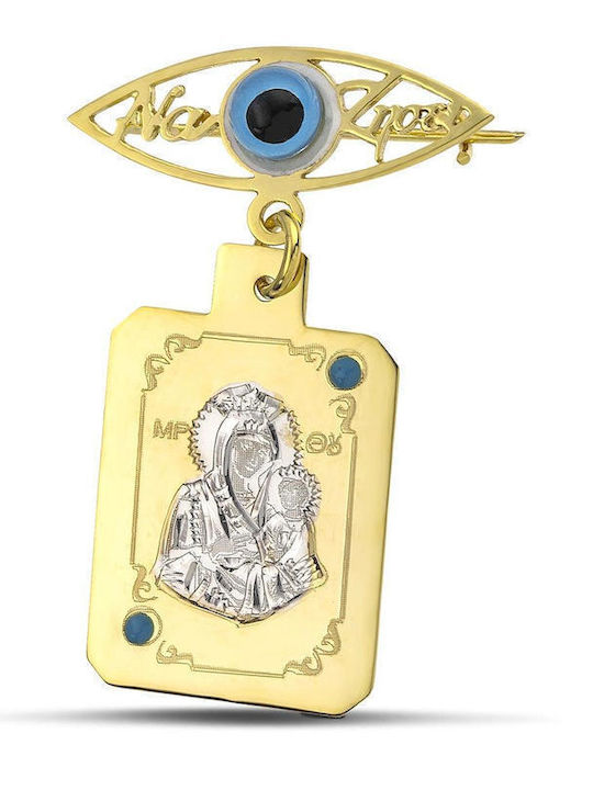 Themelidis Jewels Kinder Sicherheitsnadel aus Gold 14K