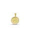 Themelidis Jewels Charm Фулактó Константин с Камъни от Жълто Злато 14 Карата с Зиркон