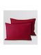 Isadore Lorraine Kissenbezug-Set Bordeaux 50x70cm.
