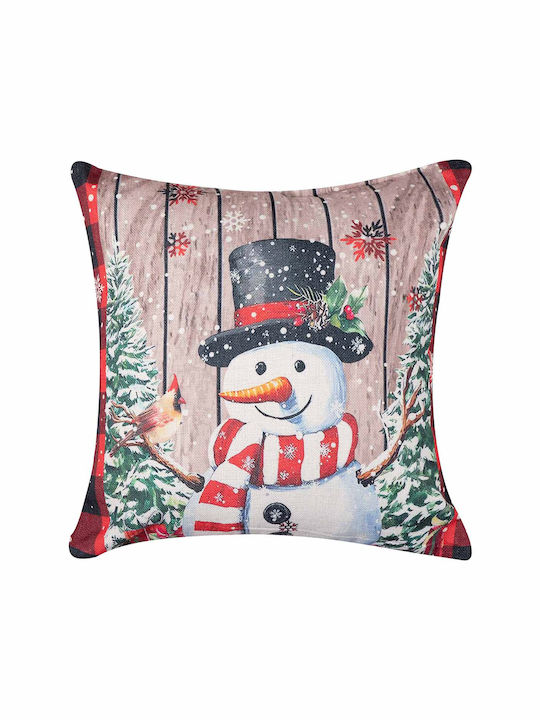 Silk Fashion Christmas Decorative Square Pillow...