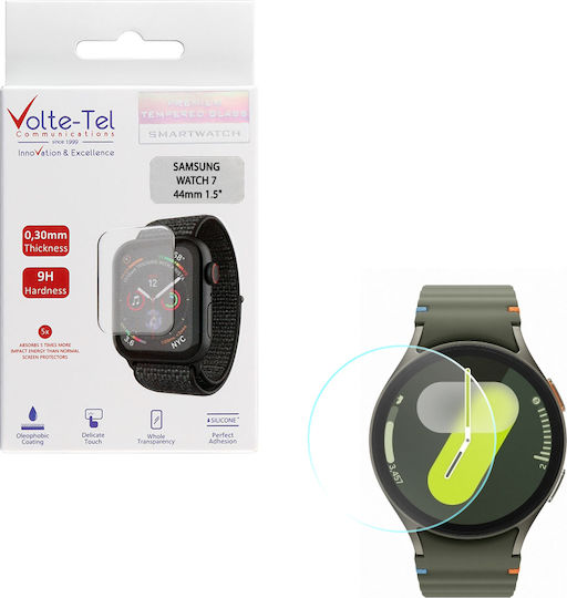 Volte-Tel 2.5d Full Glue Tempered Glass για το Galaxy Watch7 44mm 1τμχ