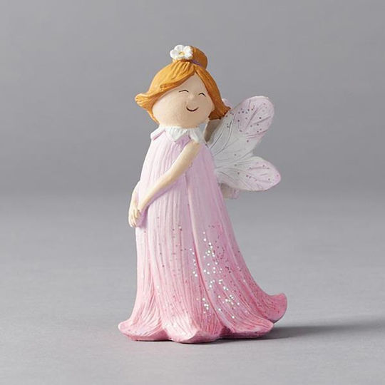 Eurolamp Коледна Пластмасова Фигура Fairy Лилава Дължина 6см.