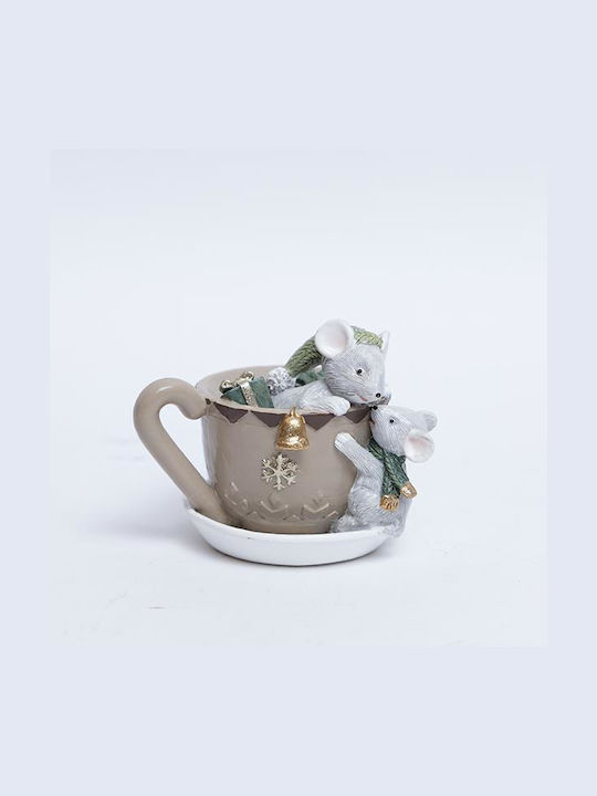 Eurolamp Christmas Plastic Figure Little mouse Length 8.5cm