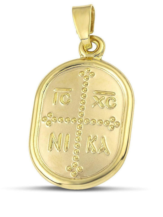 Themelidis Jewels Гривна Фулактó Константин от Жълто Злато 14 Карата