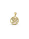 Themelidis Jewels Кристал Зодиакален Знак Близнаци от Жълто Злато 9К