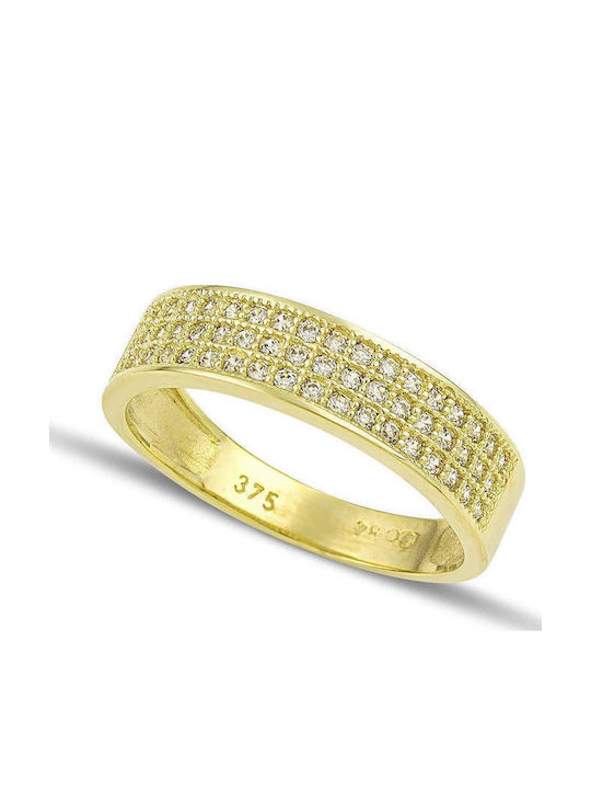 Themelidis Jewels Γυναικείο Δαχτυλίδι με Ζιργκόν από Χρυσό 9Κ
