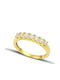 Themelidis Jewels Ring with Zircon made of Gold 14K