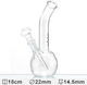 Bong 18cm Transparent