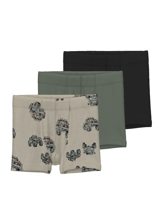 Name It Set pentru copii cu boxeri Beige-grey 3buc