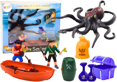 Miniatur-Spielzeug Figures Pirates Octopus Rot