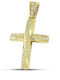 Themelidis Jewels Women's Gold Cross 14K Double Sided