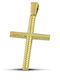 Themelidis Jewels Herren Gold Kreuz 14K Beidseitig mit dem Gekreuzigten