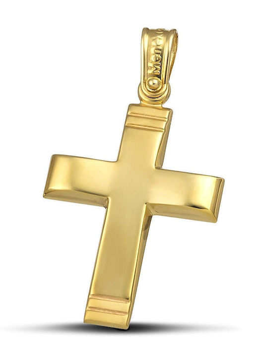 Themelidis Jewels Herren Gold Kreuz 14K