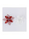 Weiß Rotes Blumenset 3 Stk 15cm Top 120