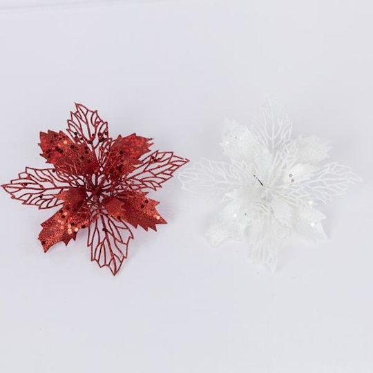 Weiß Rotes Blumenset 3 Stk 15cm Top 120