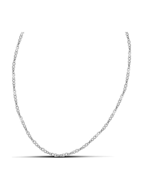 Themelidis Jewels Chain Neck made of Steel Thin...