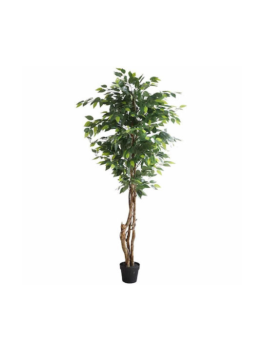 Arbore Artificial de Exterior Ficus Lyrata Green 150cm Newplan