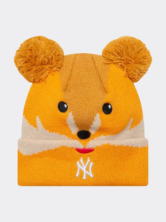 New York Yankees Kids Beanie Knitted Orange