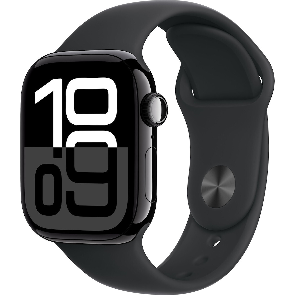 Apple Watch Series 10 Aluminium 42mm Jet Black Black Sport Band M L Skroutz.gr