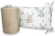 Maboo Velvet Happy Savanna Bettumrandungen Klassisch Innerhalb White/Brown 30x180cm