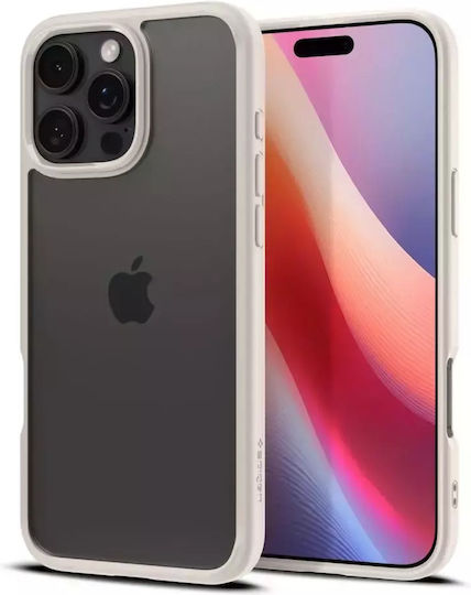 Spigen Ultra Hybrid Umschlag Rückseite Kunststoff Natural Titanium (iPhone 17 Pro / iPhone 16 Pro)